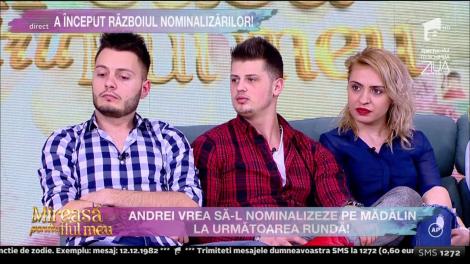 Mădălina, către Mădălin: ”Este o competiție, te voi nominaliza până la finalul ei!”