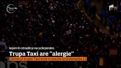 Trupa Taxi are alergie. Cântecul trupei este o reacţie la Ordonanţa 13