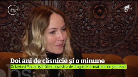 Octavia Geamănu şi Marian Ionescu, doi ani de căsnicie și o minune. Cum arată băiețelul celor doi!