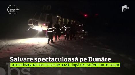 Operaţiune de salvare spectaculoasă pe Dunare, la Brăila