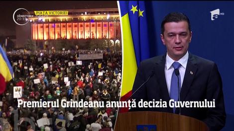 Premierul Sorin Grindeanu: ”Vom abroga Ordonanța”