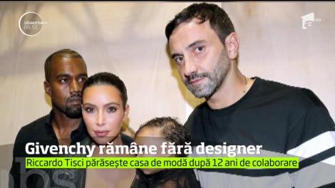 Casa de modă Givenchy rămâne fără designer