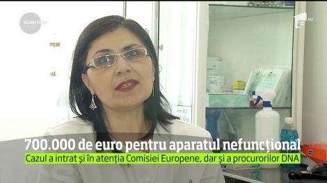 700.000 de euro pentru un aparat care nu a fost folosit de zece ani