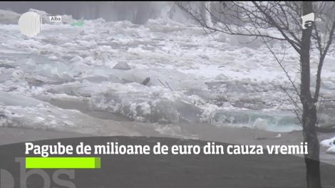 Pagube de milioane de euro din cauza vremii