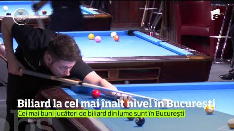 Bucureşti găzduieşte, în acest weekend, cel mai mare turneu de biliard organizat vreodată în România
