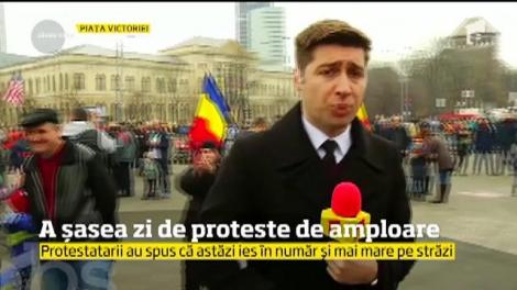 A șasea zi de proteste de amploare