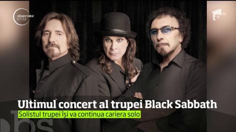 Ultimul concert al trupei rock Black Sabbath