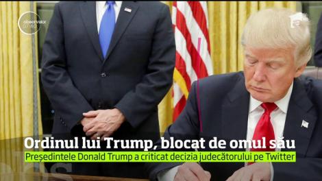 Unul dintre cele mai controversate decrete ale lui Donald Trump a fost blocat