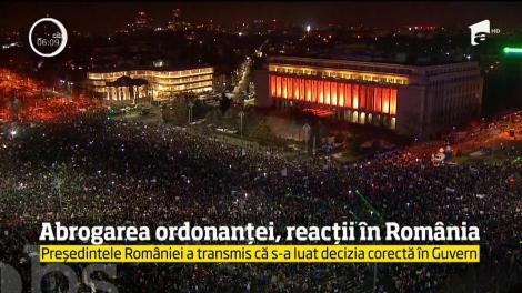 Abrogarea Ordoanţei 13, reacții în România