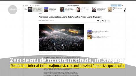 Zeci de mii de români au protestat în marile oraşe europene