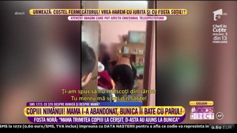 Bunica bătăuşă, în scandal cu vecinii!
