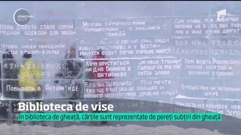 Prima bibiliotecă de gheaţă din lume a fost inaugurată în Rusia