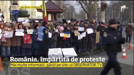 Românii continuă să iasă în stradă! A şaptea zi de proteste în Capitală