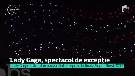 Lady Gaga, spectacol de excepţie la SuperBowl