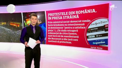 Protestele din România, în presa internaţională