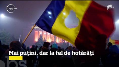 20.000 de oameni au fost aseară în Piața Victoriei