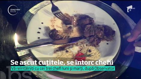 ”Florică, vino-ncoa, vino înapoi, că e din plastic!” Colegii l-au tachinat, după ce Chef Florin Dumitrescu s-a speriat de un gândac găsit în farfurie!