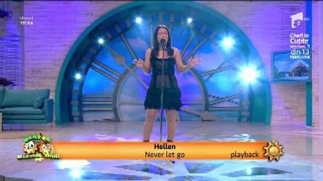Hellen a mai lăsat din emoţii în platoul "Neatza". Artista, pregătită să-și îndeplinească visul! O vei susține la Eurovision?