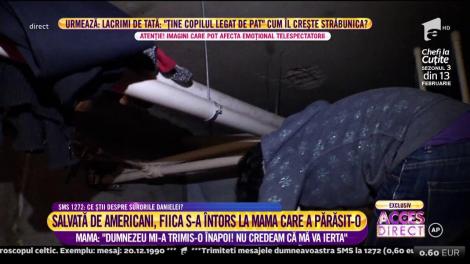 Daniela, o fetiţă adoptată de o familie din America, s-a întors întors la mama care a părăsit-o!