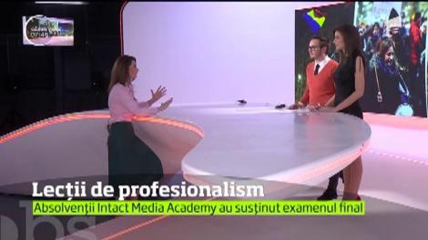 Absolvenţii Intact Media Academy au susţinut examenul final