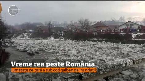 Vreme rea peste România. Pe drumul care leagă Brăila de Buzău, mai multe mașini au derapat