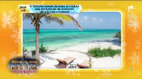 Rândul 1: În ce țară te afli dacă îți petreci vacanța în Zanzibar?
