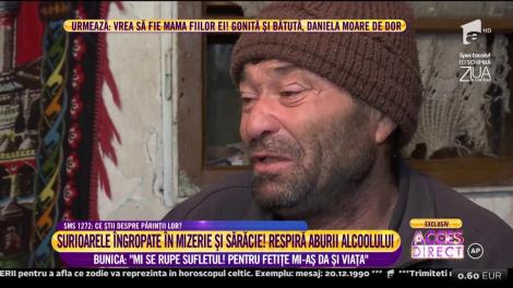 Le plângi de milă! Două copile trăiesc îngropate în mizerie şi sărăcie: "Mi se rupe sufletul! Pentru fetiţe mi-aş da şi viaţa"