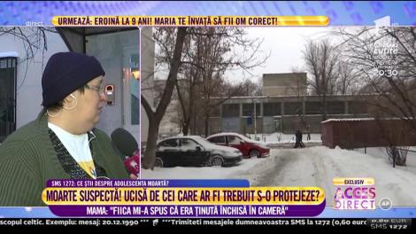 Mihaela, mama adolescentei care s-a aruncat de la etaj, vrea dreptate "Fiica mi-a spus că era ținută închisă în cameră"