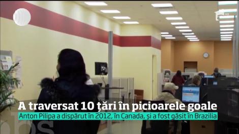 Anton Pilipa a traversat 10 țări &icirc;n picioarele goale