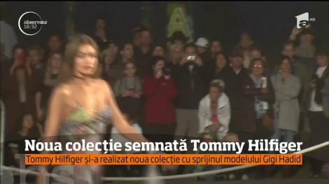 Tommy Hilfiger și-a realizat noua colecție cu sprijinul modelului Gigi Hadid