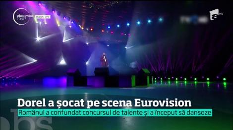 Un român a șocat pe scena Eurovision