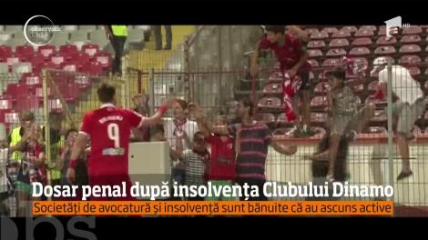 Dosar penal după insolvența Clubui Dinamo