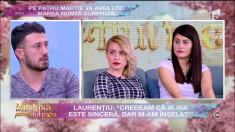 Laurențiu: ”Credeam că Alina este sinceră, dar m-am înșelat”