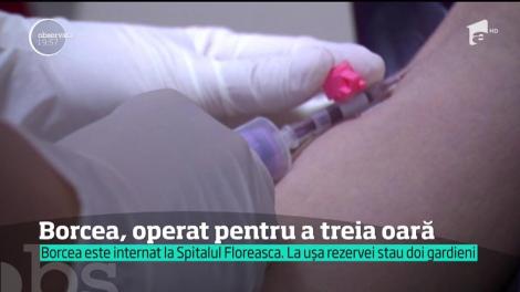 Cristian Borcea a suferit o nouă intervenție chirurgicală la picior