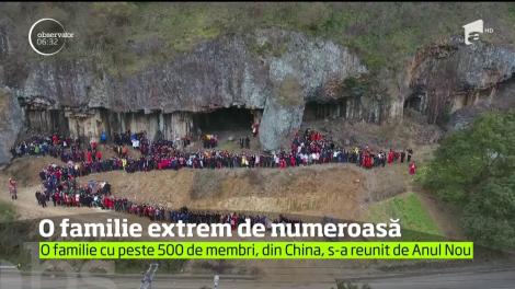 S-a reunit de Anul Nou. Așa arată familia cu 500 de membri!