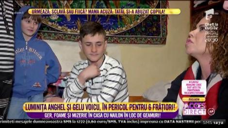 Luminița Anghel și Gelu Voicu, în pericol pentru șase copii care îndură gerul, foamea și mizeria