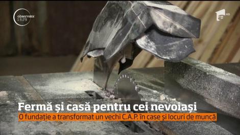 O fundație a transformat un vechi C.A.P în case și locuri de muncă