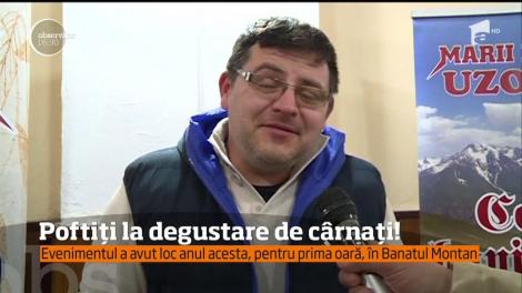 Poftiți la degustare de cârnați! Evenimentul a avut loc anul acesta, pentru prima oară, în Banatul Montan