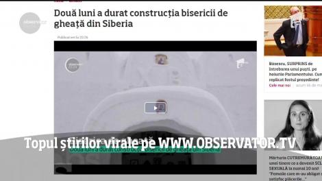 Cele mai vizualizate știri pe Observator.TV