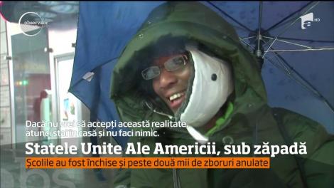 Statele Unite ale Americii, sub zăpadă. Ninsori abundente au pus stăpănire peste New York