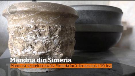 Mândria din Simeria. Marmura se prelucrează la Simeria încă din secolul al19-lea