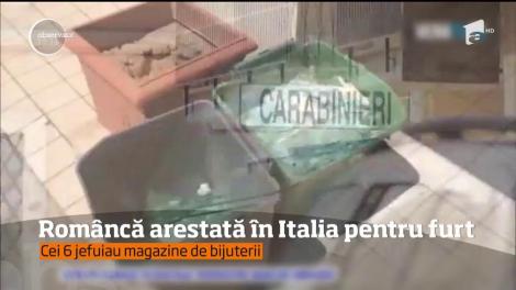 Româncă arestată în Italia pentru furt