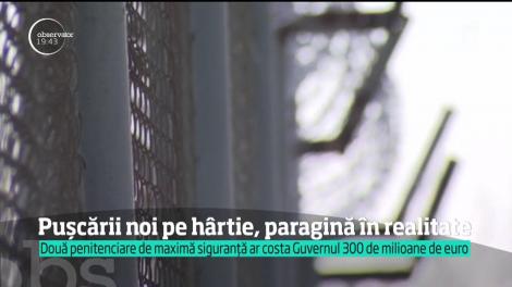 Puşcării noi pe hârtie, paragină în realitate