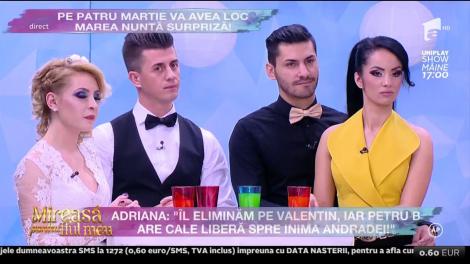 Adriana: "Îl eliminăm pe Valentin, iar Petru B are cale liberă spre inima Andradei"