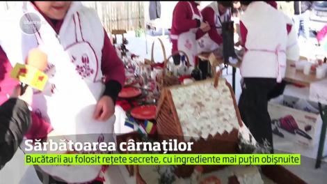 Festivalul Cârnaților de la Nicolești a atras sute de pofticioși