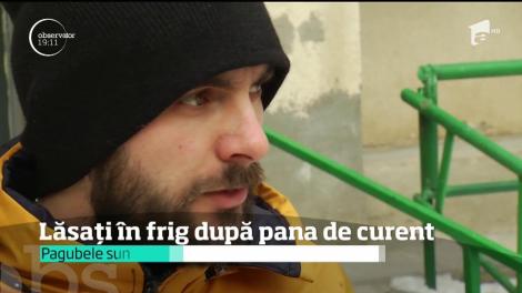 O pană de curent a dus la pagube de zeci de mii de lei în câteva blocuri din Capitală