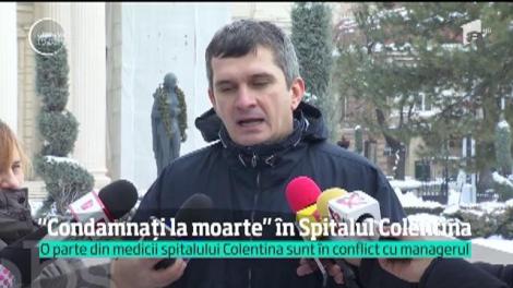 Pacienții din spitalul Colentina sunt "condamnați la moarte"