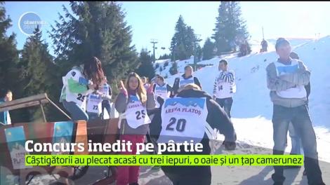Concurs inedit pe pârtia din Păltiniș, Sibiu