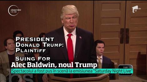 Alec Baldwin revine în forţă! Actorul american s-a reîntors în rolul preşedintelui american, Donald Trump
