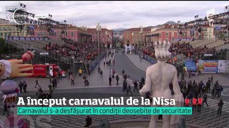 Sute de mii de oameni s-au adunat pentru a lua parte la celebrul Carnaval de la Nisa, ajuns ediţia 133